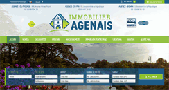 Desktop Screenshot of immobilier-agenais.com