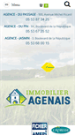 Mobile Screenshot of immobilier-agenais.com