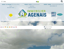 Tablet Screenshot of immobilier-agenais.com